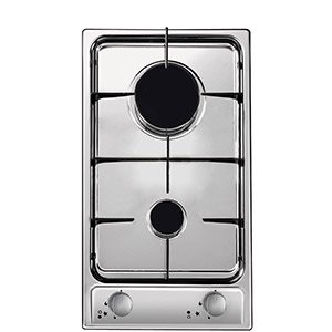 Gas on Steel Hob, 2 Burner, 30cm
