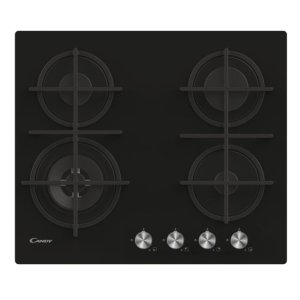 Gas on Glass Hob, 60cm, 4 Zones, 1 Double Burner