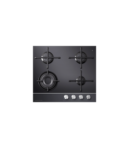 Gas on Glass Hob, 60cm, Double Crown