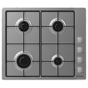 Gas on Steel Hob, 4 Zones, 60cm