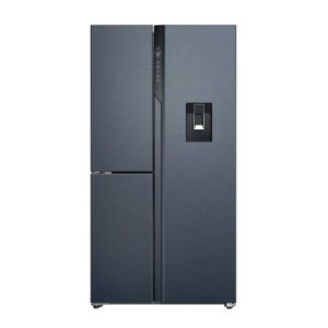 Freestanding, Side by Side Refrigerator Freezer w/ Lower Left Switch Zone (Refrigerator Or Freezer), S+ Series 7, Manual Ice & Water, H177,5 x W90,8 x D70,7cm, 573L
