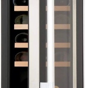 Integrated Wine Cabinet, Wooden Shelving, H86.5cm x W29.5cm, 20 Bottles
