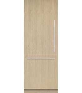 Integrated, Refrigerator Freezer, Left Hinge, 76cm, Ice & Water