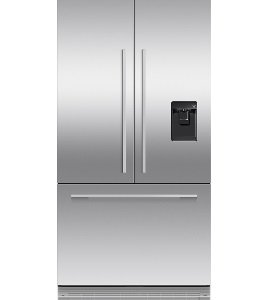 Integrated, French Door Fridge, 90cm, Ice & Water